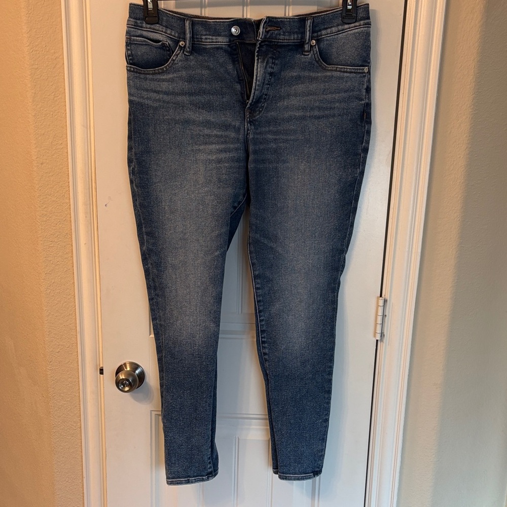 Express Dark Blue Women's Skinny Jeans